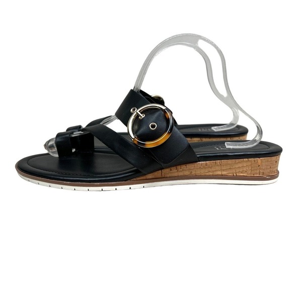 Alfani Step N Flex Maudd Sandal Wedge Slide Toe Loop Adjustable Buckle Women 11M - Picture 3 of 8